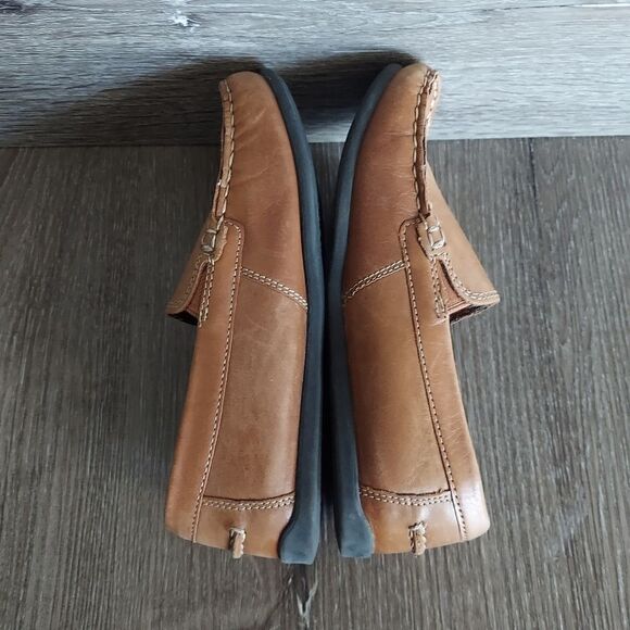 Boys Florsheim “Jasper Jr.” Moc Toe Venetian Loafer, Size 4 - Picture 7 of 9